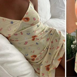 Go slow dress fruit | Djerf Avenue size medium